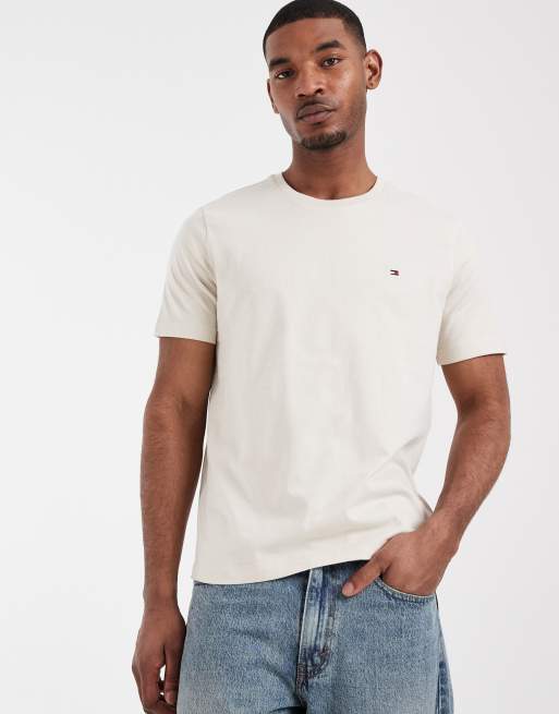 Tommy Hilfiger - Essential - T-shirt vestibilità classica beige chiaro, 2 di 5