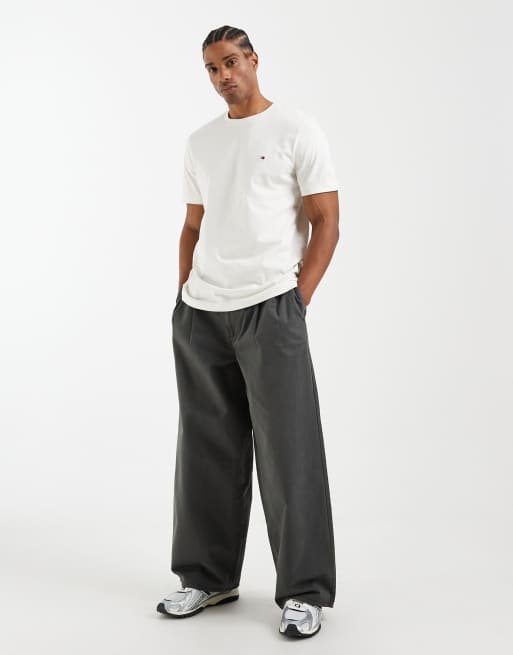 Tommy Hilfiger - Essential - T-shirt vestibilità classica bianca, 3 di 5