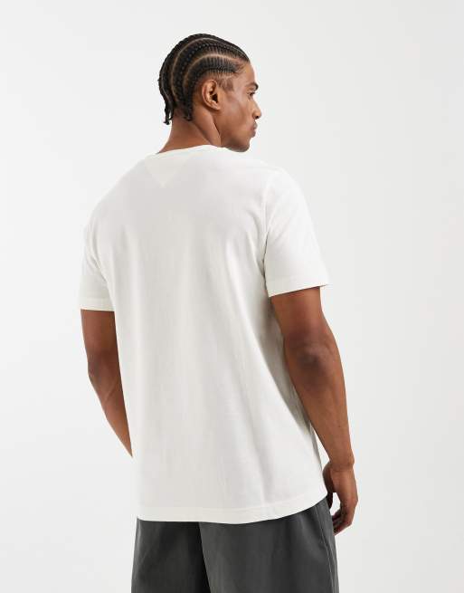 Tommy Hilfiger - Essential - T-shirt vestibilità classica bianca, 5 di 5