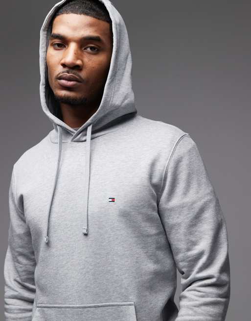 Tommy Hilfiger essential terry hoodie in grey, 5 of 5