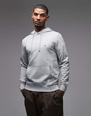 Tommy Hilfiger essential terrycloth hoodie in gray