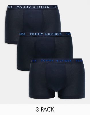 essentials 3 pack boxer briefs in navy