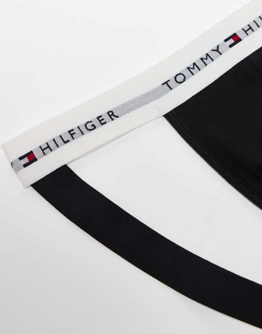 Tommy Hilfiger - Essentials - Lot de 3 jock-straps en coton avec logo - Noir, 3 de 3