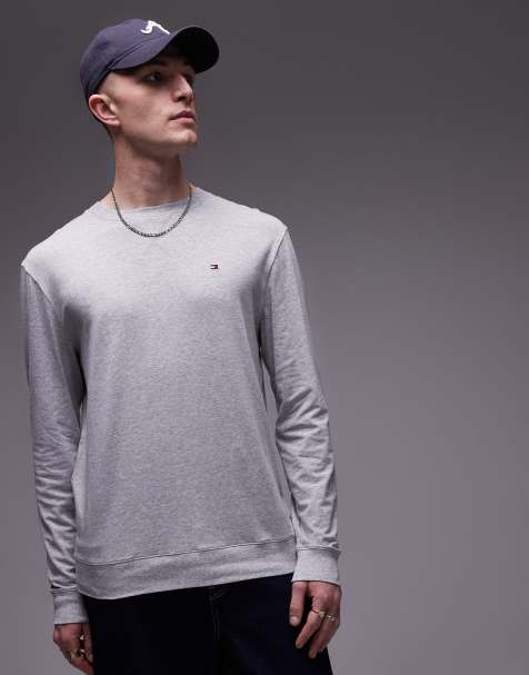 Tommy Hilfiger Essentials lounge sweatshirt in grey - view 1