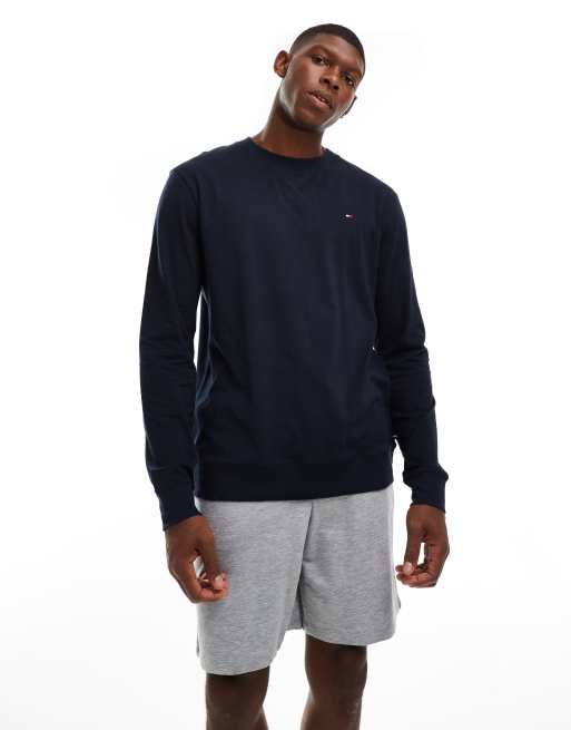 Tommy Hilfiger - Essentials - Lounge-sweatshirt in marineblauw