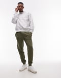 [Tommy Hilfiger] Tommy Hilfiger Essentials lounge trackies in olive green M Olive