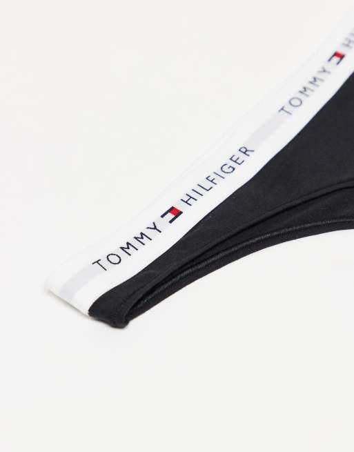 Tommy Hilfiger - Essentials - Set van 5 katoenen onderbroeken in zwart, 2 van 3