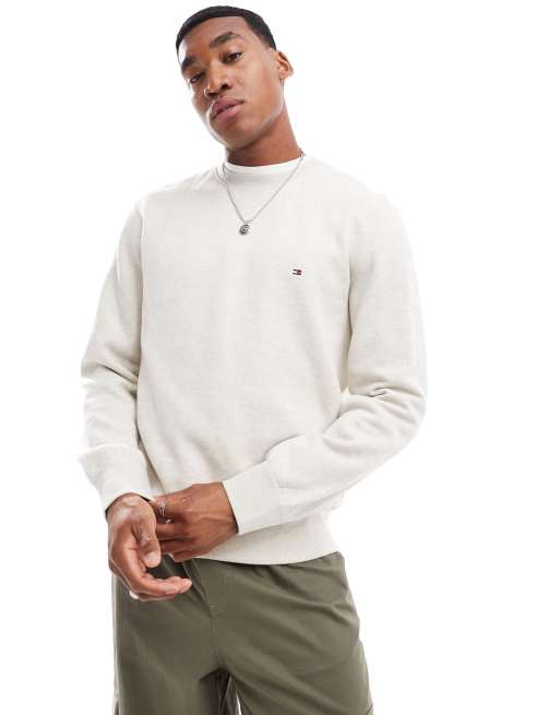 Tommy Hilfiger - Essentials - Sweatshirt in licht beige