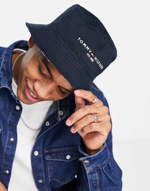 Hilfiger established logo reversible hat in multi | ASOS