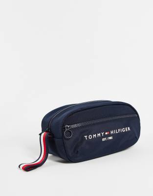 Tommy Hilfiger Established Logo Toiletry Bag In Navy ModeSens