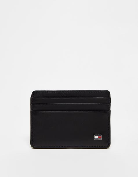 Tommy Hilfiger Eton credit card holder in black - view 1