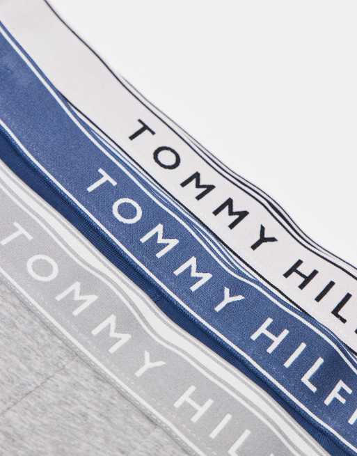 Tommy Hilfiger – Everyday Essentials 3 – Blå/gräddvita/grå trunks, -pack, 2 av 3