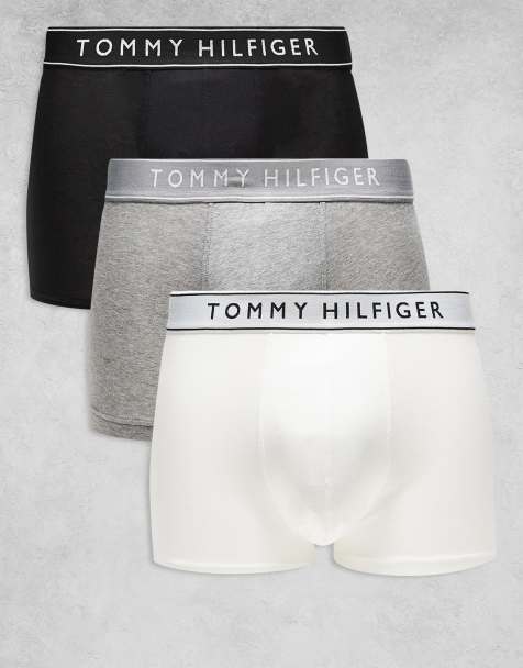 Tommy Hilfiger everyday essentials 3 pack trunks in gray/black/white - view 1