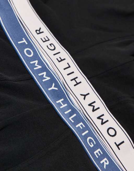 Tommy Hilfiger Everyday Essentials 5 pack boxer briefs in black with colorful waistbands, 2 of 3