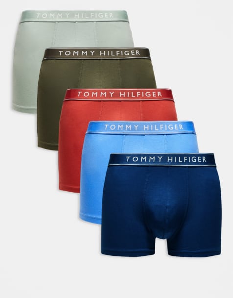 Tommy Hilfiger Everyday Essentials 5 pack trunks in multi - view 1