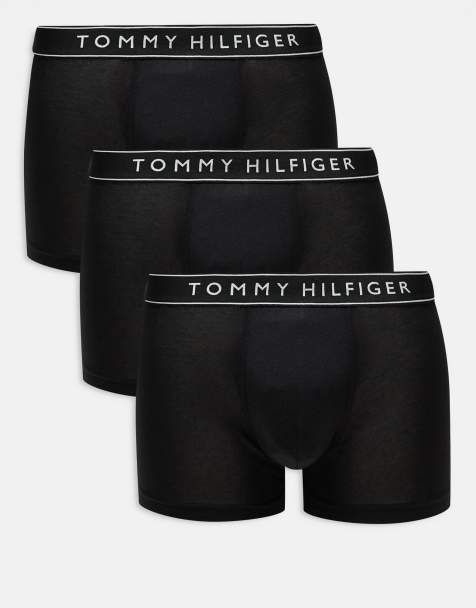 Tommy Hilfiger - Everyday Essentials - Confezione da 3 boxer aderenti neri - view 1