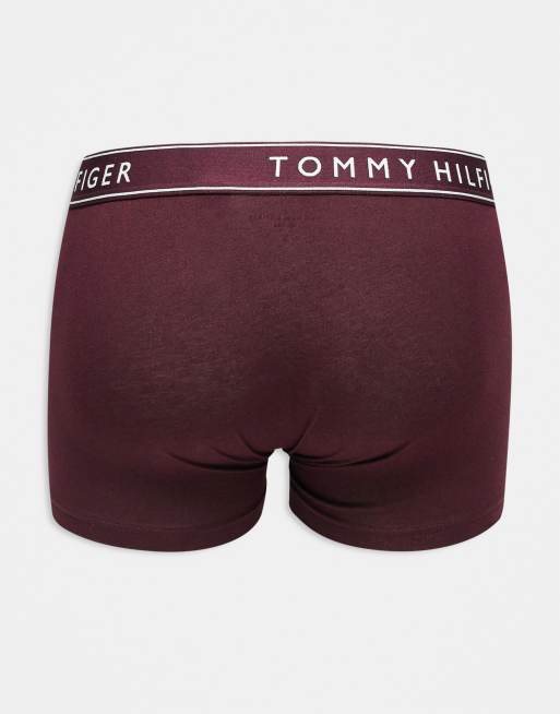 Tommy Hilfiger - Everyday Essentials - Lot de 3 boxers - Gris/bleu marine/bordeaux, 3 de 3