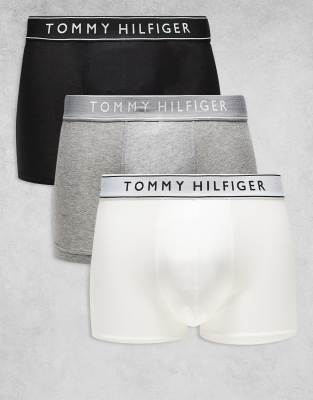 Tommy Hilfiger - Everyday Essentials - Pakke med 3 par boksershorts i grå/sort/hvid - view 1