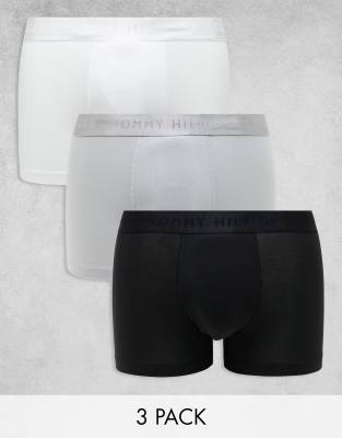 Tommy Hilfiger Everyday Luxe 3-pack Briefs In Black, Gray 