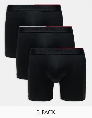 Tommy Hilfiger Everyday Micro 3 pack boxer brief in black