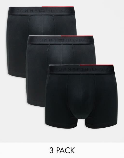 Tommy Hilfiger - Everyday Micro - Pakke med 3 par sorte boksershorts i mikrofiber