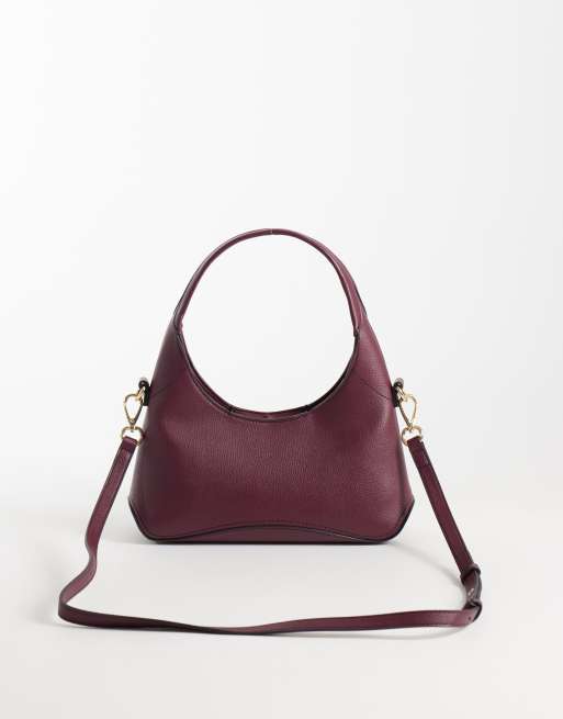 Tommy Hilfiger Everyday mini shoulder bag with cross-body strap in burgundy, 4 of 4