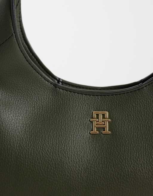 Tommy Hilfiger Everyday mini shoulder bag with cross-body strap in green, 3 of 4