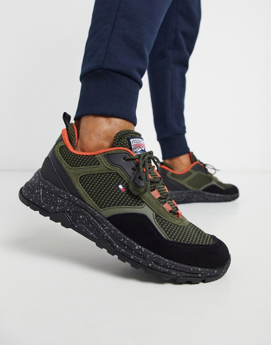 Tommy Hilfiger fashion mix sneaker in green