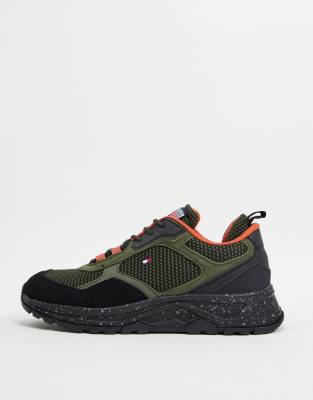 tommy hilfiger fashion mix sneaker in black