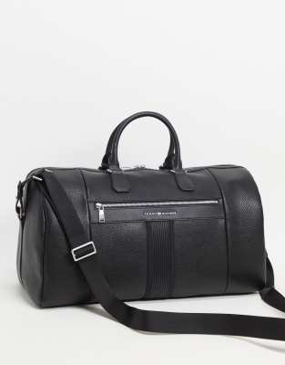 tommy hilfiger duffle bag leather