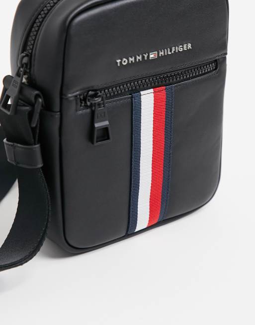 Vegan leather handbag Tommy Hilfiger Silver in Vegan leather