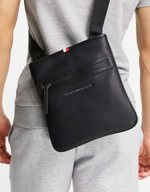 Tommy hilfiger bag on sale leather