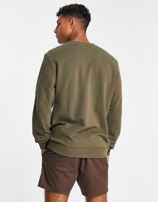 Tommy Hilfiger - Felpa da casa color kaki in coordinato, 2 di 4