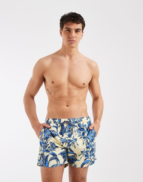 Tommy Hilfiger - Ferie-badeshorts med løbesnor og tropisk blomstermønster - view 1