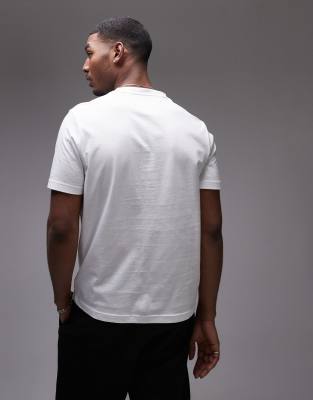Tommy Hilfiger flag box logo t-shirt in white | ASOS