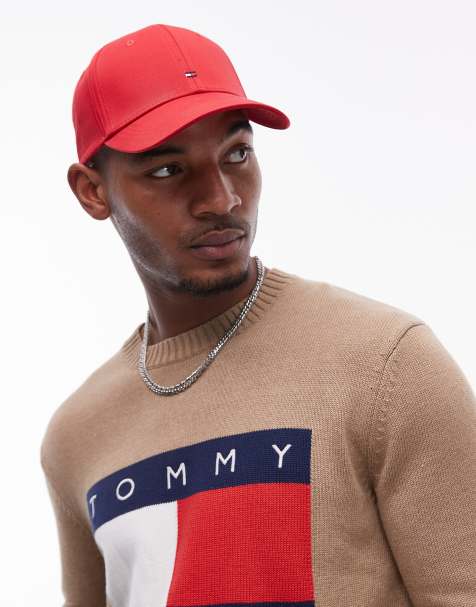 Tommy Hilfiger flag cap in bright red - view 1