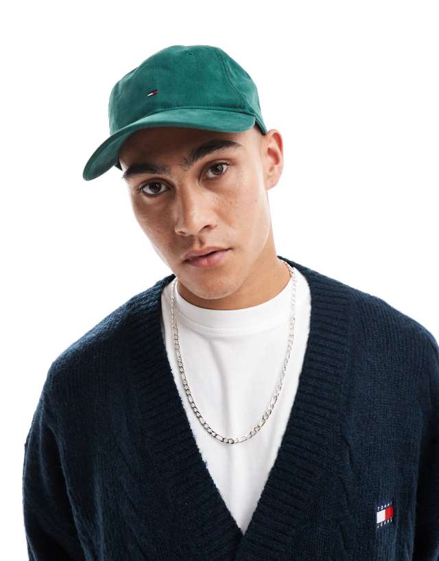 Tommy Hilfiger - flag cap in forest green