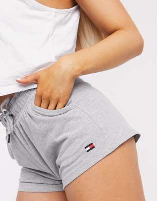 tommy hilfiger flag cotton shorts