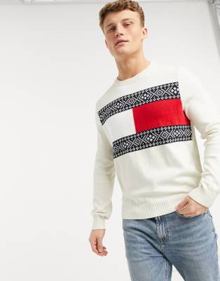 tommy jeans flag sweater