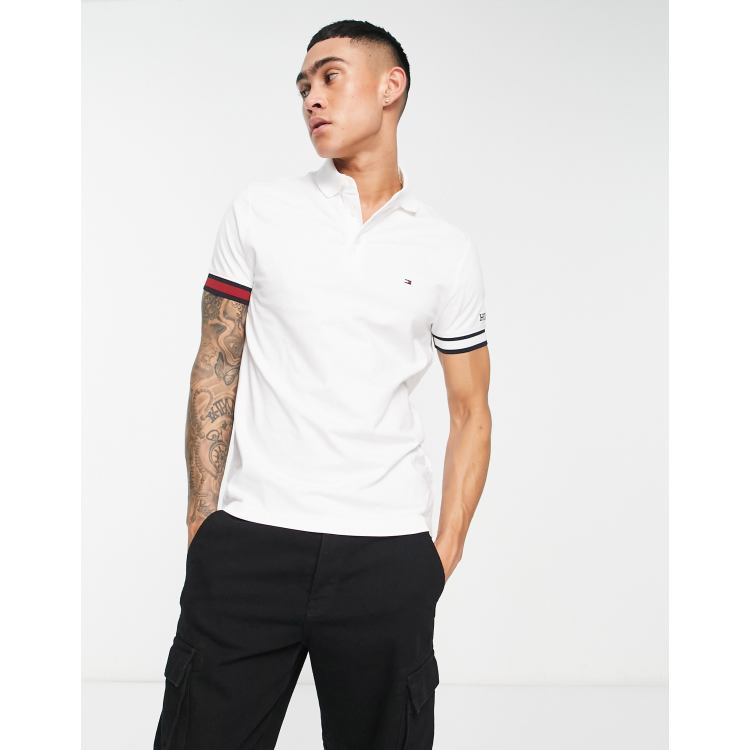 White polo tommy clearance hilfiger