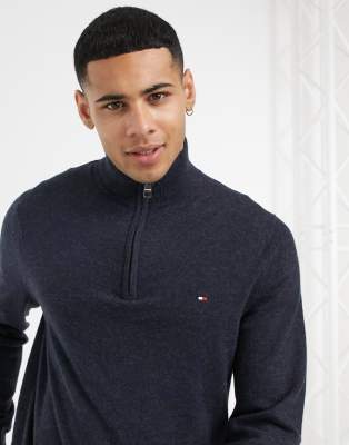 tommy hilfiger jumper half zip