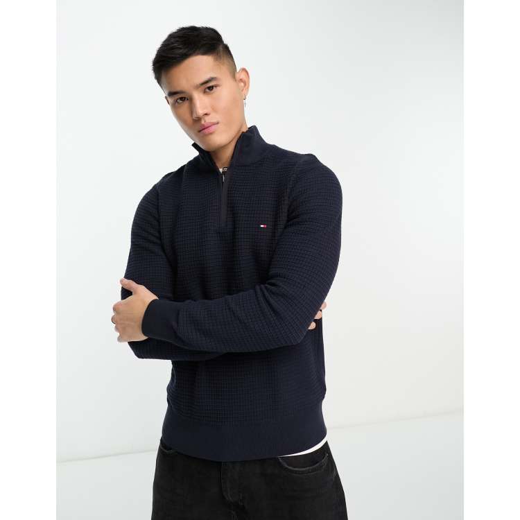 Hilfiger hot sale zip sweater