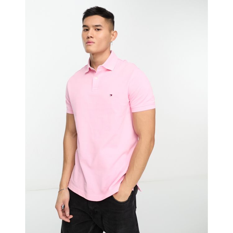 logo Hilfiger | shirt in ASOS polo flag Tommy pink