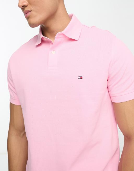 Tommy Hilfiger Polo Shirt in Pink for Men