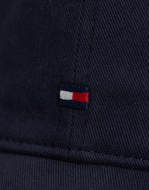Tommy Hilfiger flag logo soft cotton cap in navy, 3 of 3