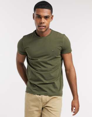 tommy hilfiger army green t shirt 