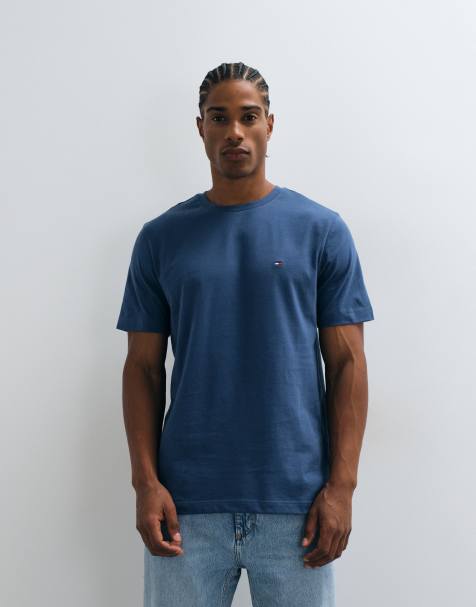 Tommy Hilfiger Flag Regular-Fit-T-Shirt in Blau - view 1