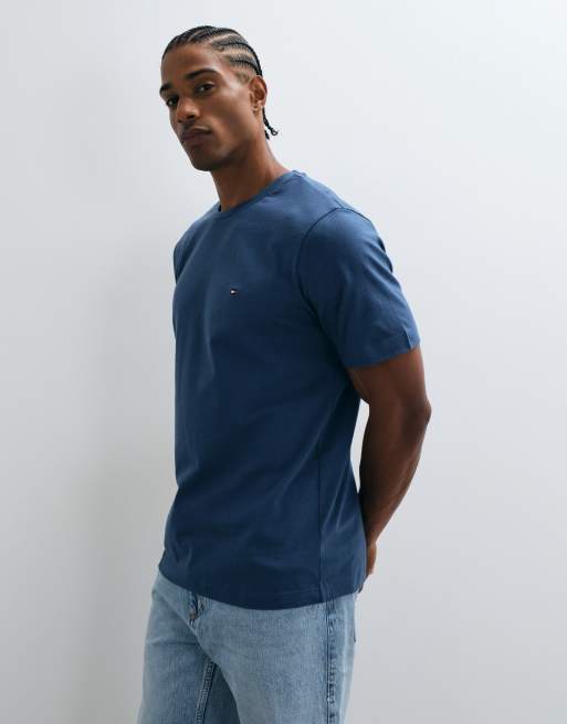 Tommy Hilfiger Flag Regular-Fit-T-Shirt in Blau, 4 von 5
