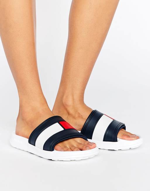 Womens tommy hilfiger clearance sliders