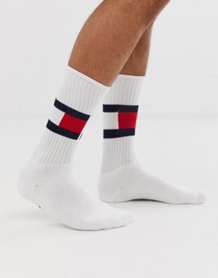 Tommy Hilfiger Flag socks in white | ASOS